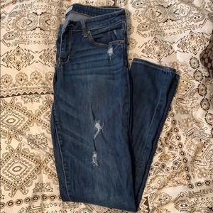 The A & F Super Skinny Jeans